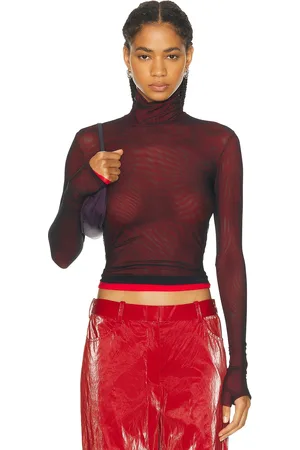 PRISCAVera Turtleneck Long Sleeve Top in