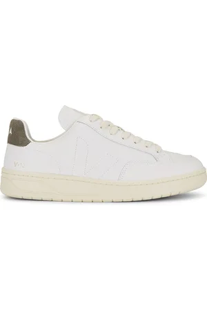 Veja V-12 Stitch in Extra White White & Kaki