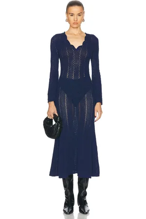 Escvdo Nani V Neck Midi Dress in