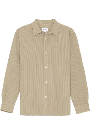 Norse projects Mo Oversized Striped Shirt in