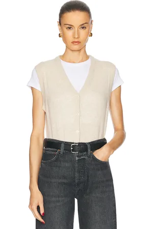 ÉTERNE Elton Cashmere Cardigan Vest in