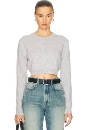 ENZA COSTA Cashmere Fitted Cardigan in