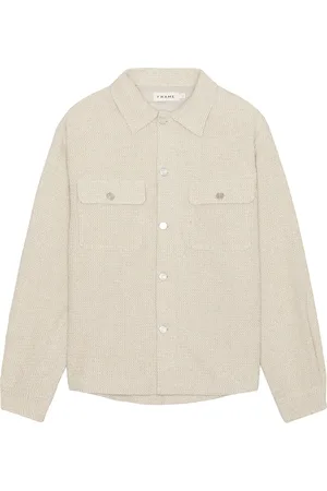 Frame Tweed Overshirt Jacket in