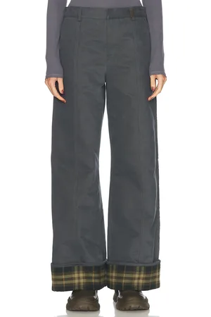 Burberry Wide Leg Trouser in