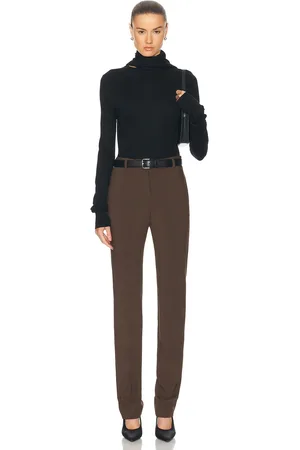 Totême Draped Scarf Fine Knit Sweater in