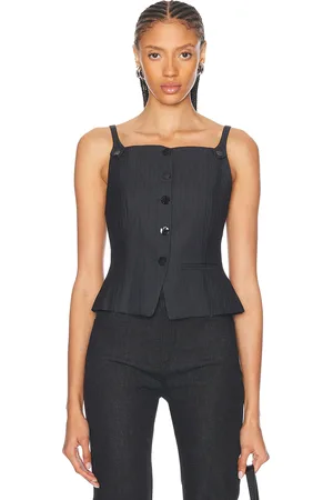 Ganni Suting Vest Top in