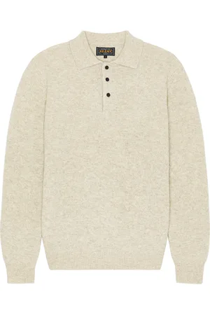 Beams Knit Polo 9g Sweater in