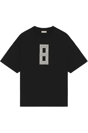 FEAR OF GOD Short Sleeve 8 Grey Print Tee in