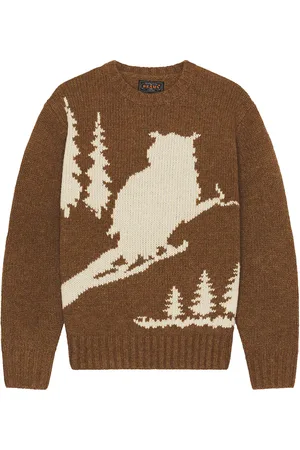 Beams Crew Intarsia 3g Sweater in