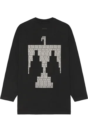 FEAR OF GOD Long Sleeve Logo Tee in
