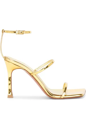 Amina Muaddi Maya 95 Mirror Sandal in