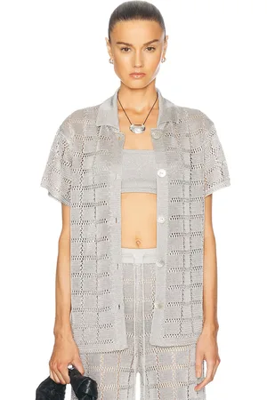 Calle Del Mar Short Sleeve Patchwork Shirt in