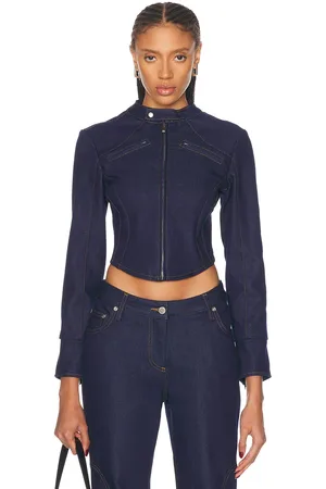MIMCHIK Denim Moto Jacket in
