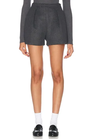 Rohe Sculptural Wool Mini Shorts in