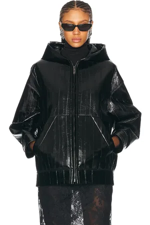 VALENTINO Eel Leather Jacket in