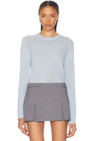 ENZA COSTA Cashmere Easy Long Sleeve Crewneck Sweater in