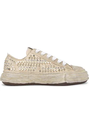 Maison Mihara Yasuhiro Peterson 23 Original Sole Studded Canvas Low Top Sneaker in