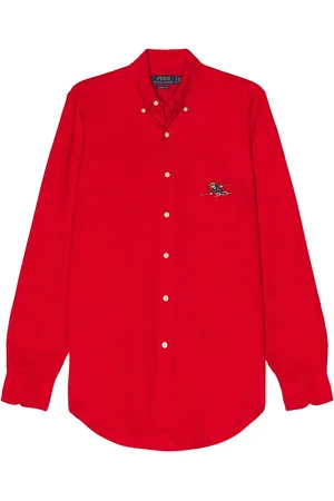 Ralph Lauren Long Sleeve Bear Sport Shirt in