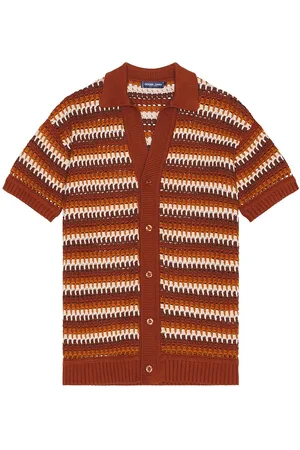 Frescobol Carioca Pinto Crochet Shirt in