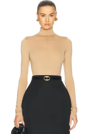 WARDROBE.NYC X Rosie Huntington-Whiteley RHW Long Sleeve Bodysuit in
