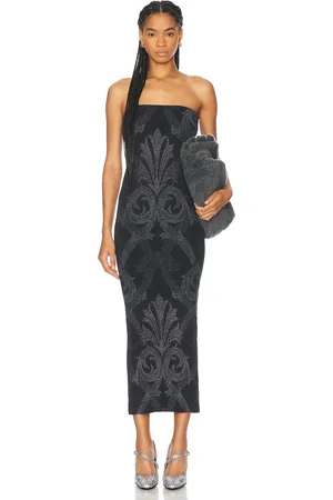 Wolford X Etro Metallic Jacquard Dress in