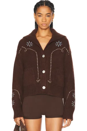 Calle Del Mar Cashmere Western Cardigan in