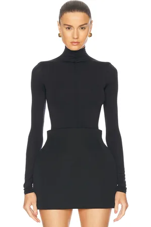 WARDROBE.NYC X Rosie Huntington-Whiteley RHW Long Sleeve Bodysuit in