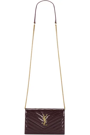 Saint Laurent Envelope Chain Wallet Bag in