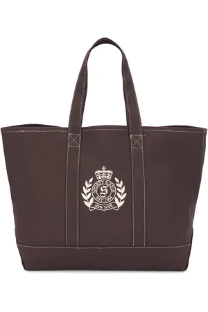 Sporty & Rich NY Crest Tote Bag in