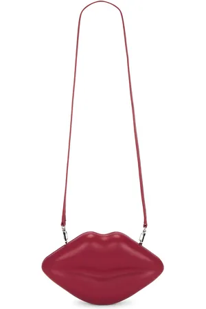 SIMON MILLER Vegan Leather Lip Clutch in