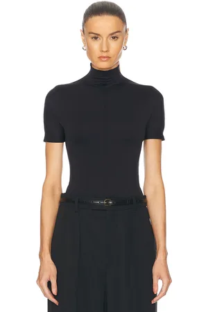 WARDROBE.NYC X Rosie Huntington-Whiteley RHW Short Sleeve Bodysuit in