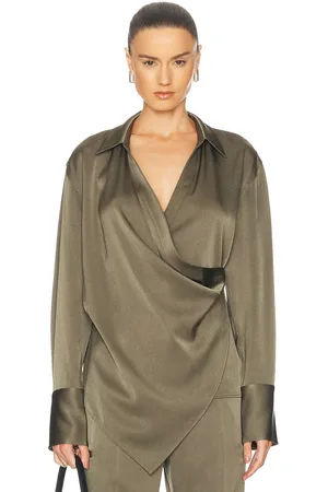 Helmut Lang Wrap Blouse in
