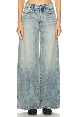 GRLFRND Luna Mid Rise Baggy Jeans in