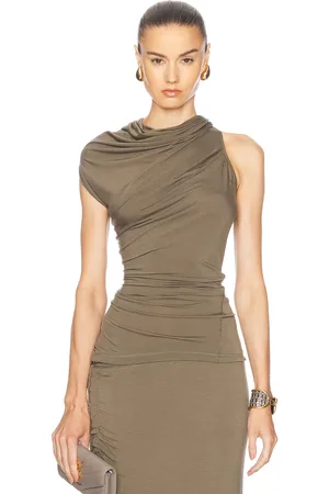 Helmut Lang Sleeveless Draped Top in
