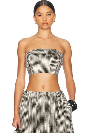 POSSE Mira Strapless Crop Top in