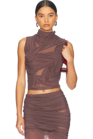 DI PETSA Wetlook High Neck Top in