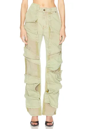 Y / PROJECT Velcro Multi Panel Straight Leg in