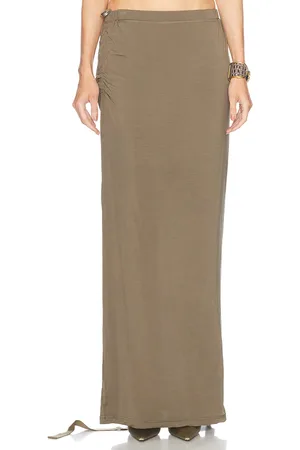 Helmut Lang High Waisted Long Skirt in