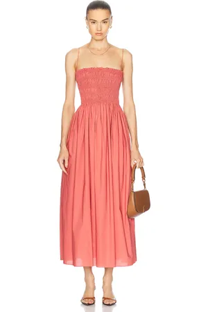 MATTEAU Shirred Bodice Dress in