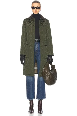 Burberry Quilted Car Coat in