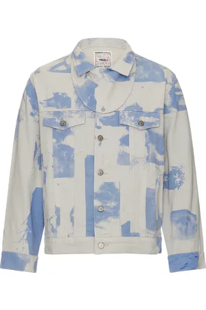 KIDSUPER STUDIOS Faces Collage Denim Jacket in