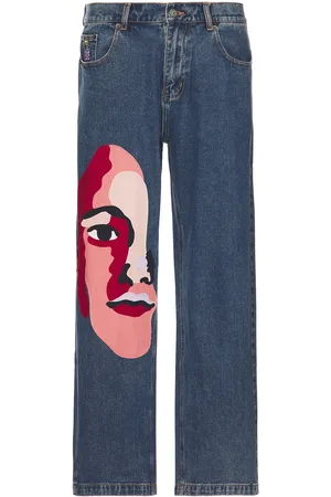 KIDSUPER STUDIOS Face Jeans in