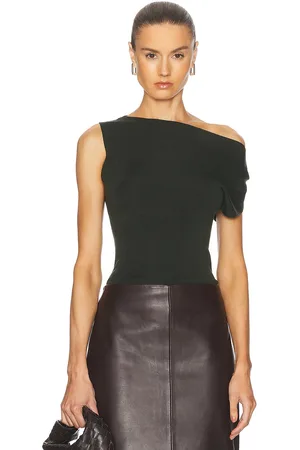 St Agni Asymmetric Knit Top in