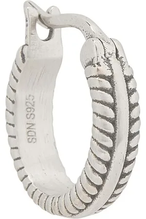 Serge DeNimes Cable Hoop Earring in