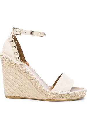VALENTINO GARAVANI Leather Rockstud Espadrilles in