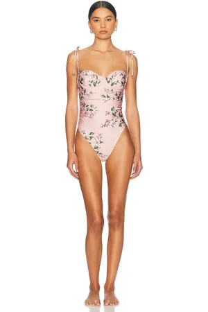 Agua by Agua Bendita Rabano Wisteria One Piece Swimsuit in