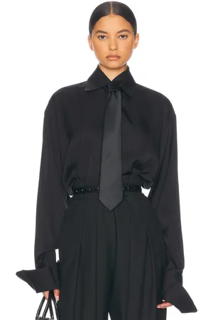 Helsa The Relaxed Silk Shirt in