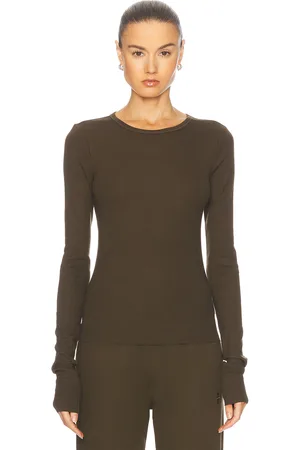 ÉTERNE Long Sleeve Fitted Top in