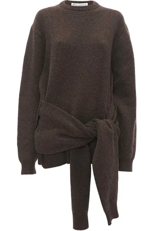 J.W.Anderson Draped Tie Front Sweater in