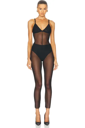 Norma Kamali Low Back Fara Slip Catsuit in
